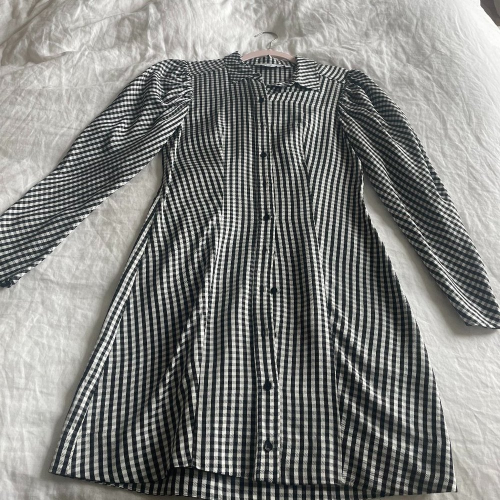 Black and White Checkered & Other Stories Dress - US 4